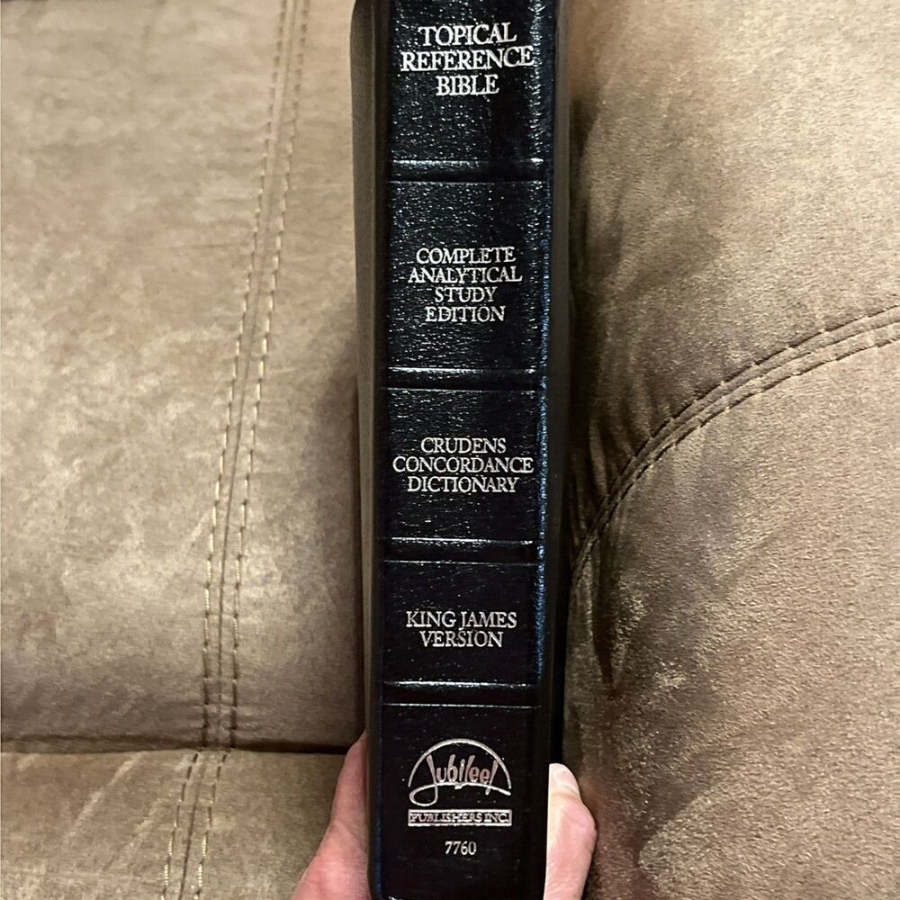 Jubilee Topical Reference Bible Complete Analytical Study Edition KJV NOS